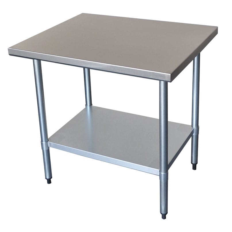 Commercial 304 Grade Stainless Steel Bench, 914 x 914 x 900mm high