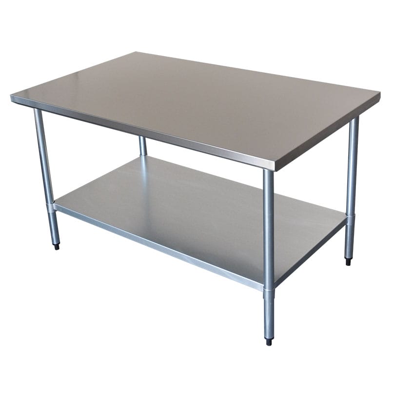 Commercial 304 Grade Stainless Steel Wide Bench, 1524 x 914 x 900mm high