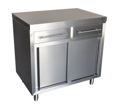 Stainless Cabinet, 900 x 610 x 900mm high.