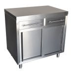 Stainless Cabinet, 900 x 610 x 900mm high.