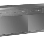 Stainless Steel Kitchen Cabinets, 2000 x 610 x 900mm high.
