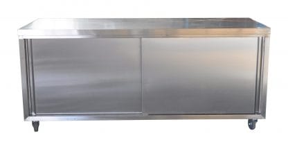 Stainless Restaurant Cabinet, 2000 x 700 x 900mm high.