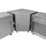 Stainless Corner Cabinet, 1000 x 1000 x 900mm high.