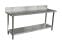 Commercial Grade Stainless Steel Splashback Bench, Premium Range 2000 X 610 X 900mm high