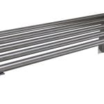 Stainless Steel Commercial Kitchen Pipe Wall Shelves, 900 X 300mm deep-0