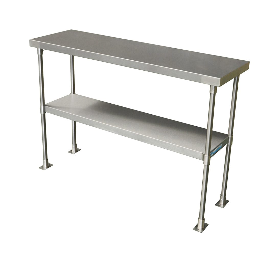 Stainless Steel Over Bench Shelf 2-Tier, 1150 X 350mm