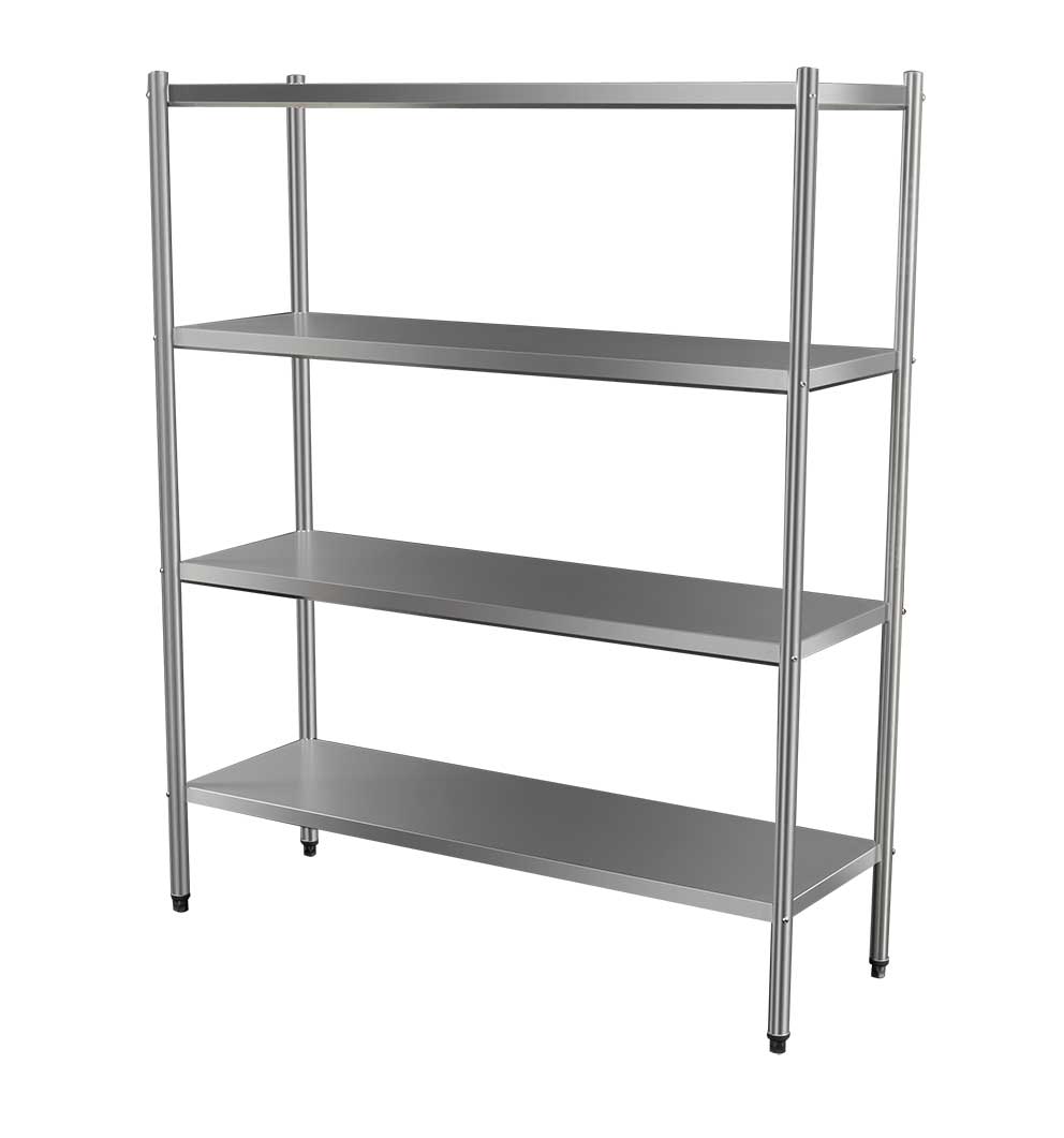 Stainless steel store shelf for kitchen