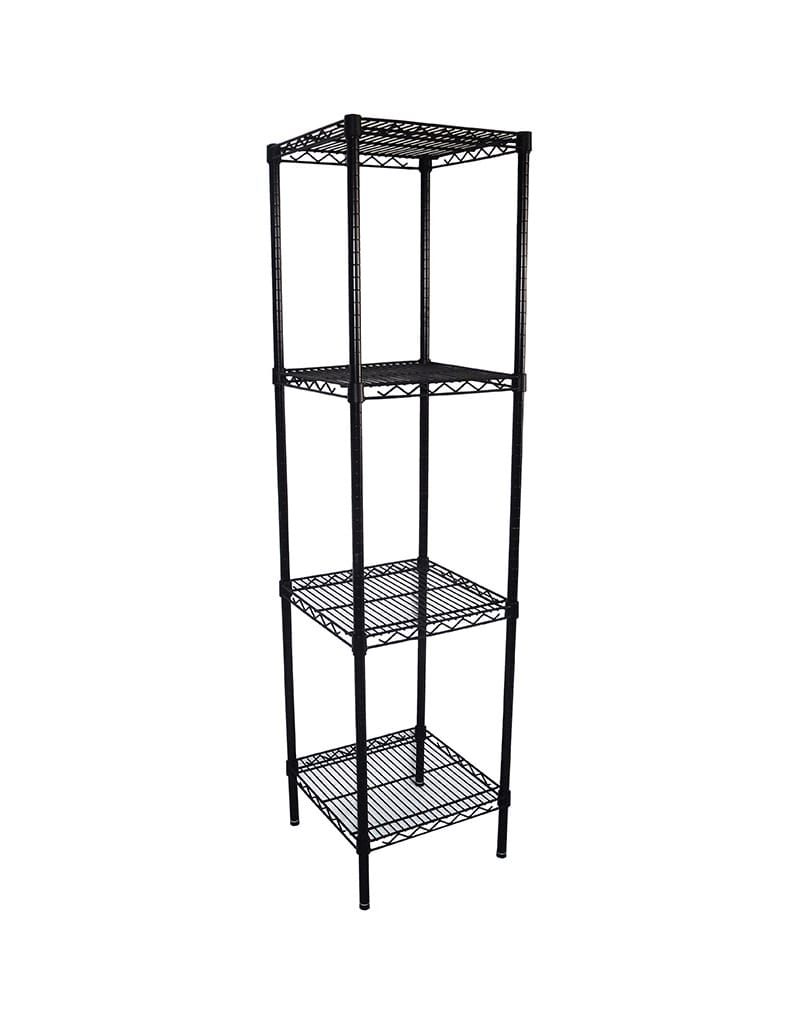 Epoxy Wire Shelving For Coolroom/Dry Store, 4 Tier, 457 X 457 deep x 1800mm high