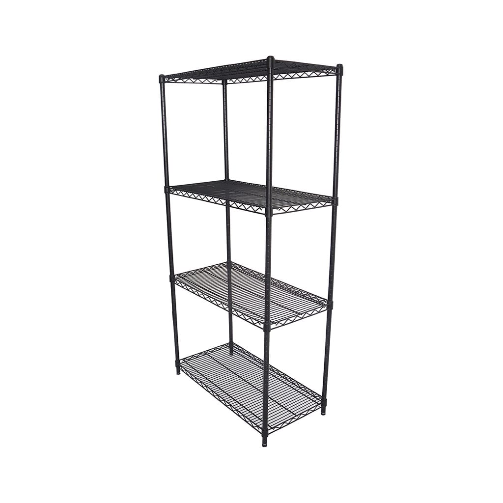 Epoxy Wire Shelving For Coolroom/Dry Store, 4 Tier, 914 X 457 deep x 1800mm high