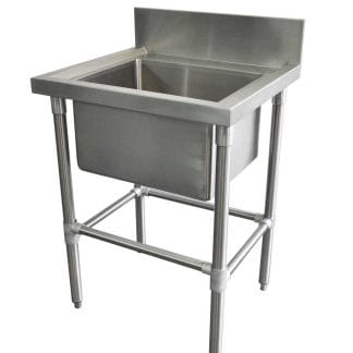 Stainless Catering Sink, 665 x 610 x 900mm high.