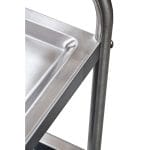 Stainless Trolley, 2-Tier With Castors, 825 x 530 x 800mm high-2341