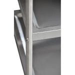 Stainless Steel Trolley, 3-Tier With Castors, 825 X 530 x 800mm high-2344