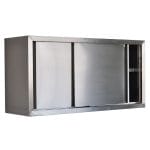 Stainless Steel Commercial Kitchen Wall Cabinet, 1200 x 380 x 600mm high.