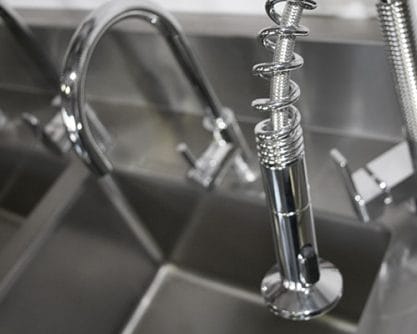 commercial kitchen taps