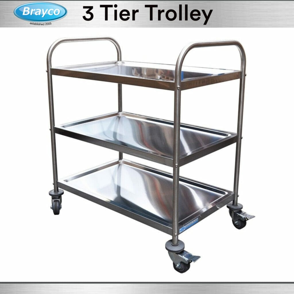 3 tier trolley