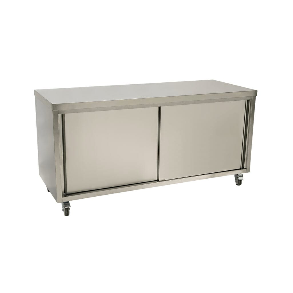 Stainless Steel Restaurant Cabinet, 1800 x 700 x 900mm high