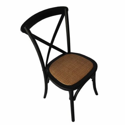 French Provincial Crossback Chairs with Rattan Seat - Brayco NZ