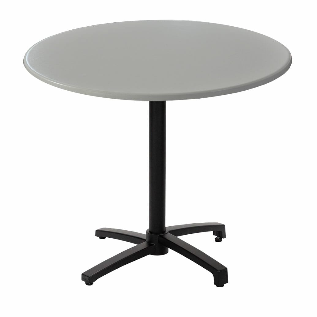 Ricardo Round Folding Dining Table – White, 60/70cm
