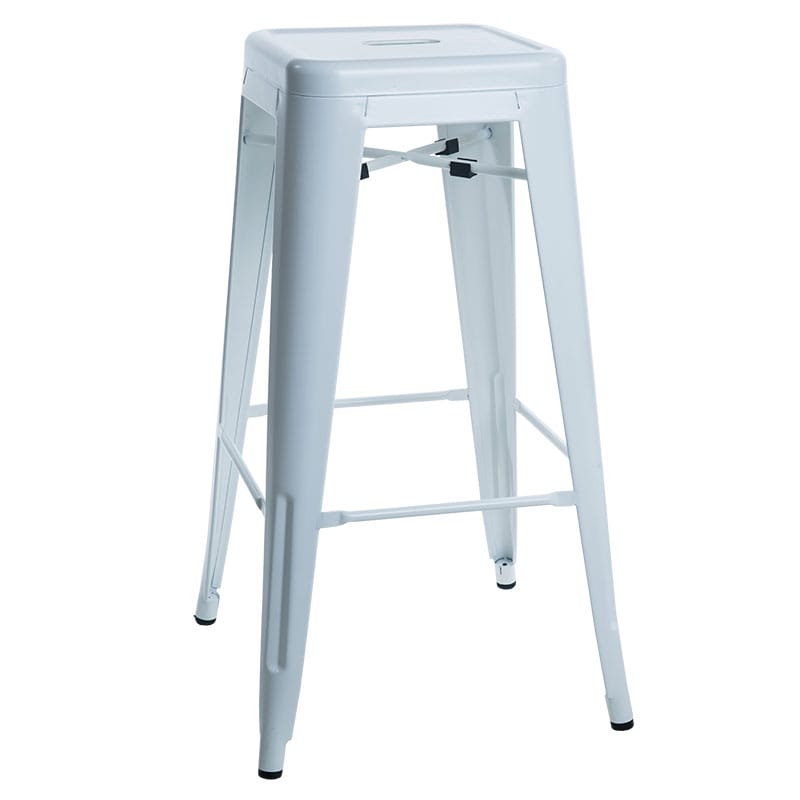 matt white stool