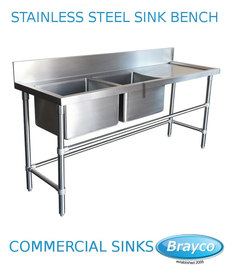 Commercial Stainless Steel Sink Benches