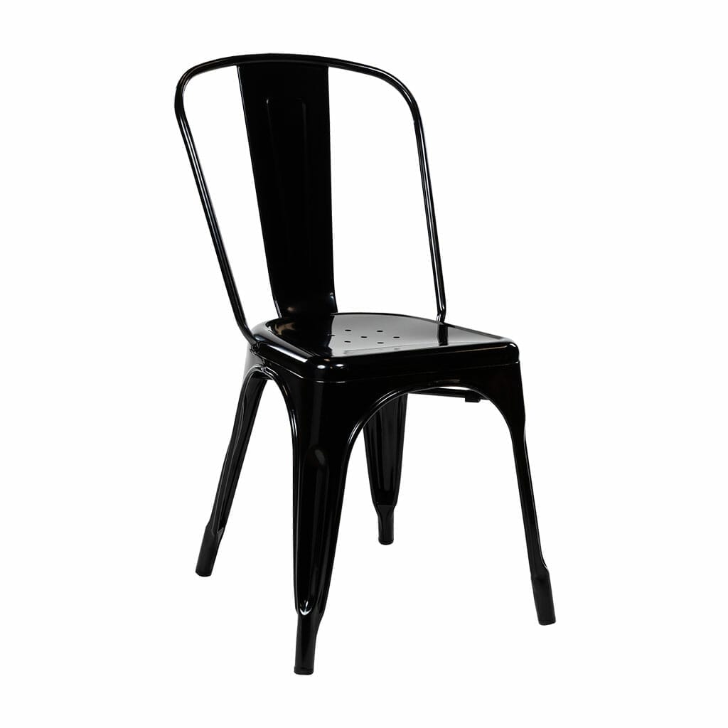 Replica Tolix Dining Chair – Black